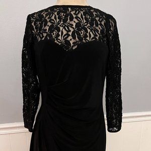 Black Long Sleeve Dress w/ Lace